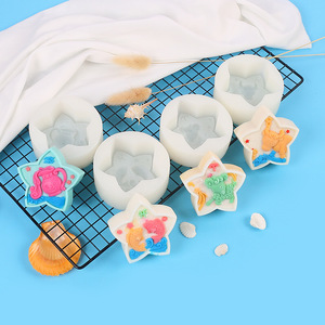 Cổ Điển 12 Vòng Mô Hình 3D Ngôi Sao Năm Cánh Hồ Sơ Chòm Sao Bề Mặt DIY Silicone Xà Phòng & Nến Khuôn Mẫu - Product Image 5