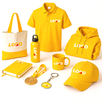 Set de Regalo Promocional con Logotipo Personalizado, Camiseta Polo, Bolsa de Mano, Botella de Agua, Gorra, Artículos Promocionales Corporativos para Eventos de Marketing