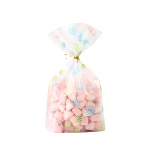 아름다운 색상 귀여운 만화 플라스틱 맞춤형 캔디 초콜릿 선물 포장 가방