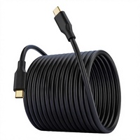 Kabel USB Type-C 5M PD 100W Pengisian Cepat dengan Selubung PVC untuk Perangkat