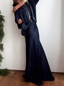 <span class=keywords><strong>Robe</strong></span> <span class=keywords><strong>de</strong></span> soirée <span class=keywords><strong>de</strong></span> luxe unie, <span class=keywords><strong>robe</strong></span> moulante sexy à découpe biais pour les fêtes, les mariages, les occasions spéciales, <span class=keywords><strong>robe</strong></span> maxi élégante en satin - Product Image 6
