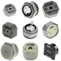 Buzzer SC235B 87dB monté sur panneau, entraînement interne, fréquence maximale 4,025 kHz, 36,5 x 26 mm