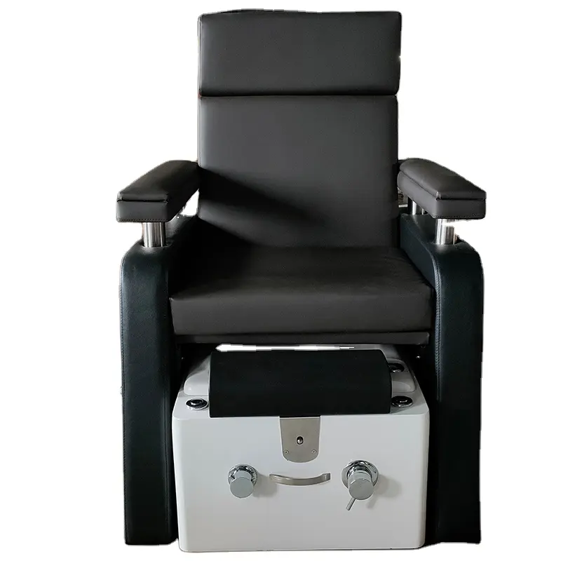 Schlussverkauf Holzbasis Doppelpediküre-Stuhl für Fuß-Spa mit Rückenmassage