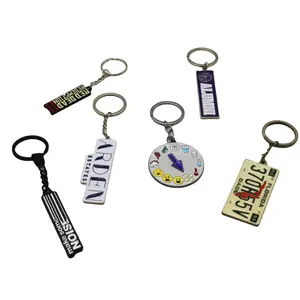 Wsnbwye leather and metal keychain CHAVEIRO DIY Sublimation llaveros metal car brand metal keychain london