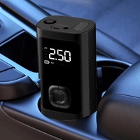 Gonfleur de pneus miniature sans fil portable pour voitures, motos, vélos, ballons, compresseur d'air avec affichage numérique, pompe avec lumières LED