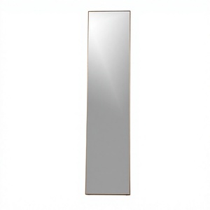 Miroir sur pied de luxe tendance 2026, fait main, avec cadre en métal argenté 170*50 cm, personnalisable pour salle de bain, chambre, salon, dressing - Product Image 1