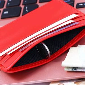 Siy1719 Custom Logo Soft Cow Pebble Pu Leather Credit Wallet Slim Men Women Pocket <b>Id</b> Card <b>Holder</b> - Product Image 5