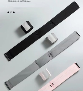 Se adapta a la mayoría de los teléfonos móviles y tamaños de cintura Cinturón reflectante delgado para correr Bolsillos extensibles Toboganes Logotipo personalizado Riñonera Riñoneras - Product Image 1