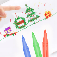 Yalong Classics Triangle Pôle 24 Couleurs Eau Couleur Stylo Art Coloration Fibre Pointe Aquarelle Stylo Ensemble Pour Les Enfants