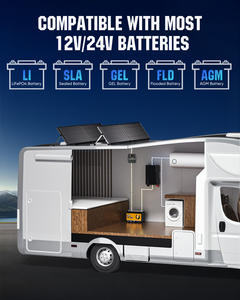 12 Voltios Solar RV Kit <span class=keywords><strong>400W</strong></span> Recarga silenciosamente sus baterías para que pueda disfrutar del aire libre sin el ruido adicional - Product Image 3