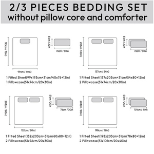 Sẵn Sàng Để Tàu Bông Nệm Không Thấm Nước Bảo Vệ Rệp Bằng Chứng Trung Quốc Sợi Nhỏ Nệm Và Gối Bảo Vệ Với Túi Sâu - Product Image 5