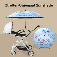 Pare-soleil pour poussette, un incontournable pour les parents, poussette à trois roues, parapluie de protection solaire, accessoire universel à clipser, double fonction.
