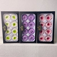 AYOYOFactory Direct Supply Rose Austin éternelle préservée de qualité 4-5 cm, fleur de glycérine pour la décoration de la Saint-Valentin