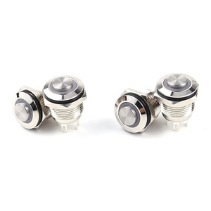 Công Tắc Nút Nhấn Bằng Thép Không Gỉ Bật Tắt Hàng Hải Lò Nướng Chiếu Sáng 4 Chân Bằng Đồng Niken 4 Vị Trí Cao 16Mm - Product Image 2