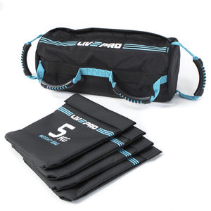 <span class=keywords><strong>LIVEPRO</strong></span> Low MOQ 5kg-20kg Bolsa de arena impermeable para ejercicio de entrenamiento Bolsas de energía ajustables con peso Bolsas de arena para gimnasio de carga dinámica - Product Image 2
