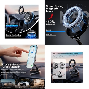 Vacuum Magnetic <strong>Car</strong> Phone Holder Desk Wall <strong>Car</strong> Suction Windshield Adjustable Rotation Phone <strong>Stand</strong> Holder <strong>in</strong> <strong>Car</strong> Strong N52 - Product Image 2