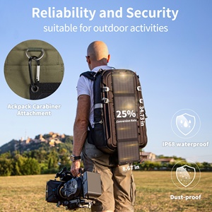 Panneau solaire pliable en ETFE de 30W, <span class=keywords><strong>chargeur</strong></span> de panneaux solaires portables pour téléphone portable, camping en plein air, panneau de charge photovoltaïque - Product Image 4