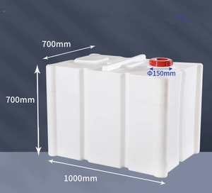 Tanque de 500L Personalizable, Rotomoldeado, de Grado Alimenticio, Rectangular, para Acuaponía, Tanque de Agua de Plástico para Rotomoldeo - Product Image 1