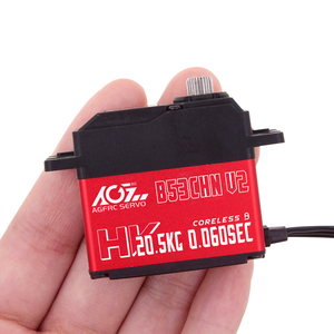 มอเตอร์ AGFRC B53CHN ความเร็วสูง 0.060 วินาที แรงบิด 20.5 กก. 8.4V HV 2BB เกียร์โลหะ โปรแกรมได้ ดิจิตอล คอร์เลส สำหรับรถบังคับวิทยุและหุ่นยนต์ - Product Image 2