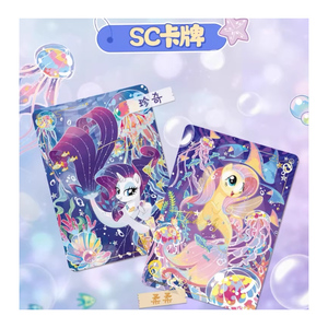 Cartes à collectionner QM Paper Tour <span class=keywords><strong>Polly</strong></span> Baby My Little Ponies Go Game Emballage cadeau Vente en gros Original - Product Image 4