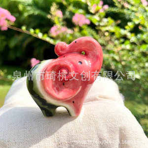 Pineapple Style <b>Elephant</b> Ornament Synthetic Resins Modern Design Living Room Desktop <b>Decoration</b> Gift - Product Image 2