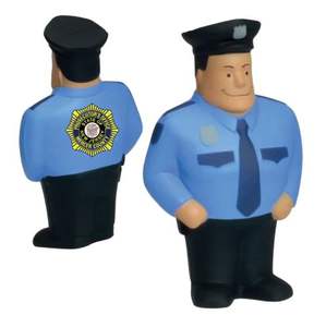 Juguetes Antiestrés de Policía de Espuma PU, con Logotipo Impreso, Juguetes para Aliviar el Estrés, Aprietables - Product Image 1