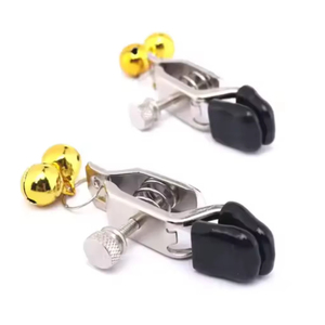Funny Steel New Nipple Clamp Sex Toys for Men Fetish Tore with Bell Breast Clip <b>Bondage</b> Gear - Product Image 4