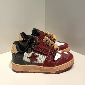 2024 nuove Sneakers Casual retrò per <span class=keywords><strong>donna</strong></span> moda vino rosso stelle resistenti scarpe da corsa scarpe da ginnastica <span class=keywords><strong>donna</strong></span> - Product Image 4