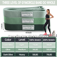 CHOOYOU OEM Nuevo diseño Banda larga para el trasero de la cadera Logotipo personalizado Yoga Fitness Tela Banda de resistencia Azul