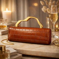 Sac à main tendance en texture crocodile pour femmes 2026, chic, à chaîne unique, sacs de soirée, sac à bandoulière, sac à main pour fête