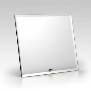 Specchio da Parete Grande Senza Cornice in Vetro di Lusso con Supporto Integrato 22x17, Elegante Decorativo per Hotel e Bagni - Product Image 2
