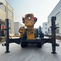 Plateforme de forage de puits d'eau, équipement de forage hydraulique de 600 m, machine de forage de puits d'eau portable