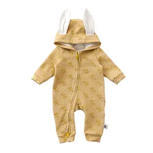 Toddler Cô Gái Quần áo xuất khẩu Georgia Câu lạc bộ quần áo cotton hữu cơ vải chứng nhận quà tặng sơ sinh bé nhảy nhà sản xuất