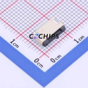 FPC-0.5FX-10PWBH20 FFC/FPC Connector SMD,P=0.5mm Connector Flip Cover Type Bottom Contact 10P 0.5mm - Product Image 2