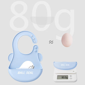 مرايا أطفال سيليكون مقاومة للماء خالية من بيسفين قابلة للتعديل للأطفال الصغار سهلة التنظيف لطيفة زر نمط الطباعة - Product Image 5