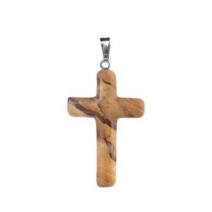 Mode edelsteen kruisvormige hanger christelijk-katholiek religieus klassiek kinder mini as crematie aandenken sieraden cadeau - Product Image 5