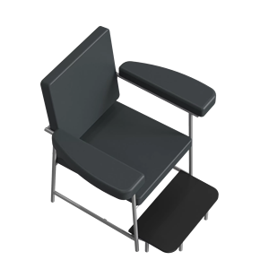 의료 넓은 좌석 앉아 휴대용 채혈 테이블 병원 의자 주입 의자 수동 투석 의자 - Product Image 3