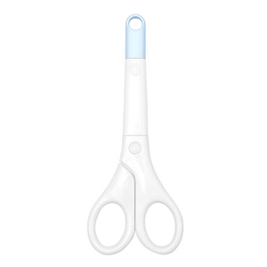 Tijeras para niños con mango de acero inoxidable, hoja recta de 5 pulgadas para cortar papel, uso estudiantil - Product Image 4