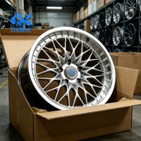 Velg Chrome Ringan Monoblock Forgedcast 5X130 5X139.7 19 20 21 22 Inci Velg Mobil Forged untuk Mazda 2 CX5 Golf