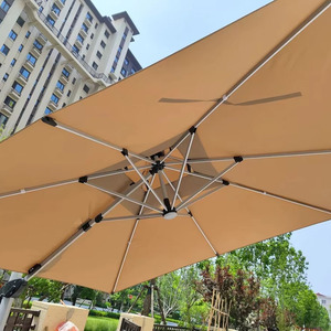 Meilleures ventes Parasols de jardin imperméables de haute qualité Parasols de terrasse avec lumière LED solaire - Product Image 5