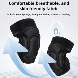 Genouillères AOFIT réglables en néoprène avec boucle auto-agrippante et éponge épaisse pour protection anti-collision et soutien sportif du genou - Product Image 4