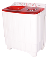 Machine à laver semi-automatique portable à chargement par le haut, capacité de lavage de 8kg, laveuse et sécheuse à double cuve