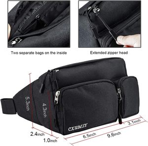 Free sample Factory price: Multipurpose Fanny Pack Tactical Waist Bag with Anti-Theft 500D Nylon Camouflage - Product Image 3