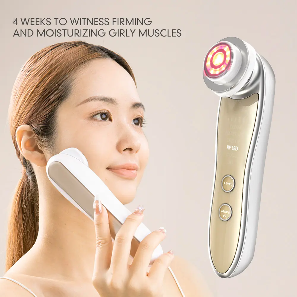 2024 Iontophoresis Machine Best Skin Care Tools Facial Massage Machine Tone Device Beauty Face Lifting High Frequency Products