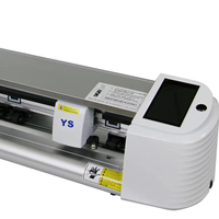 Pantalla táctil inteligente YS720CAM, trazador de corte de papel adhesivo gráfico de vinilo de contorno automático de un solo cabezal con cámara