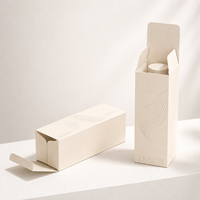 Boîte cadeau pour soins de la peau de couleur personnalisée, emballage écologique avec papier spécial, boîte pliante cosmétique, solution de personnalisation tout-en-un