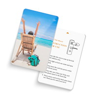 Carte à puce NFC jet d'encre imprimable mini étiquette personnalisée en gros avec puce 13.56MHz 125KHz carte d'identité en PVC vierge
