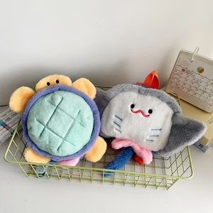 Zaino personalizzato con animali di peluche e cartoni animati Kawaii <span class=keywords><strong>Manta</strong></span> giocattoli di peluche tartaruga marina borsa zaini - Product Image 3