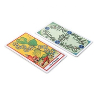 Cartes Oracle inspirantes en papier, 50 pièces, carton de Tarot avec guides, pour enfants, expressions généreuses, Positive, vente en gros