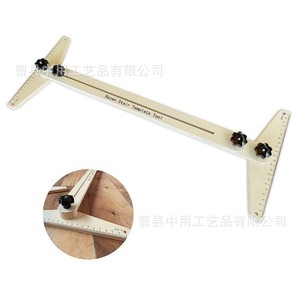 Plantilla de madera para medir peldaños de escaleras, herramienta para renovación del hogar y medición de escaleras - Product Image 1